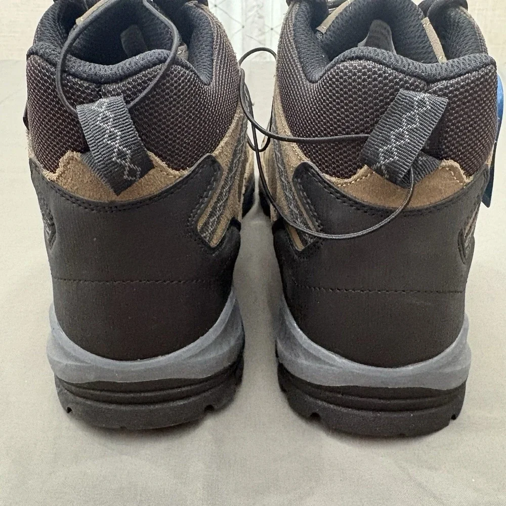 Eddie Bauer Ridgeline Brown Suede Waterproof Outdoor Hiking Boots Men Size 11